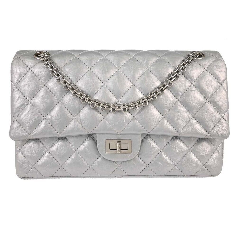 Chanel Reissue 2.55 Double Compartment Flap Quilted Aged Calfskin 225